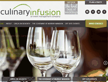 Tablet Screenshot of culinary-infusion.com